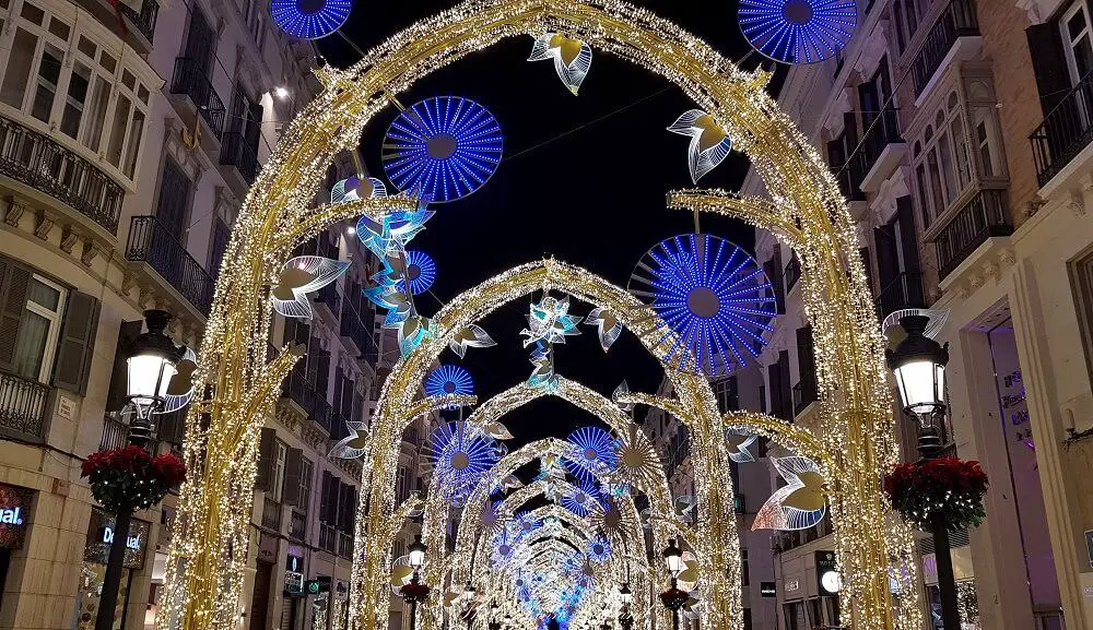 Malaga lightshow