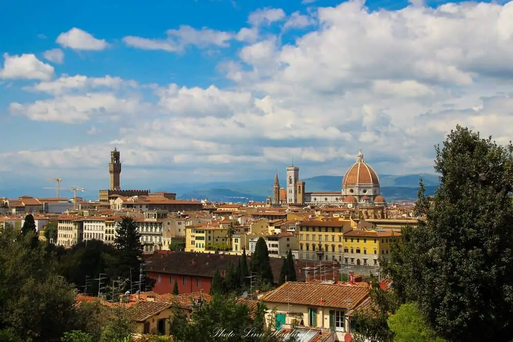 2 days in Florence itinerary - city views