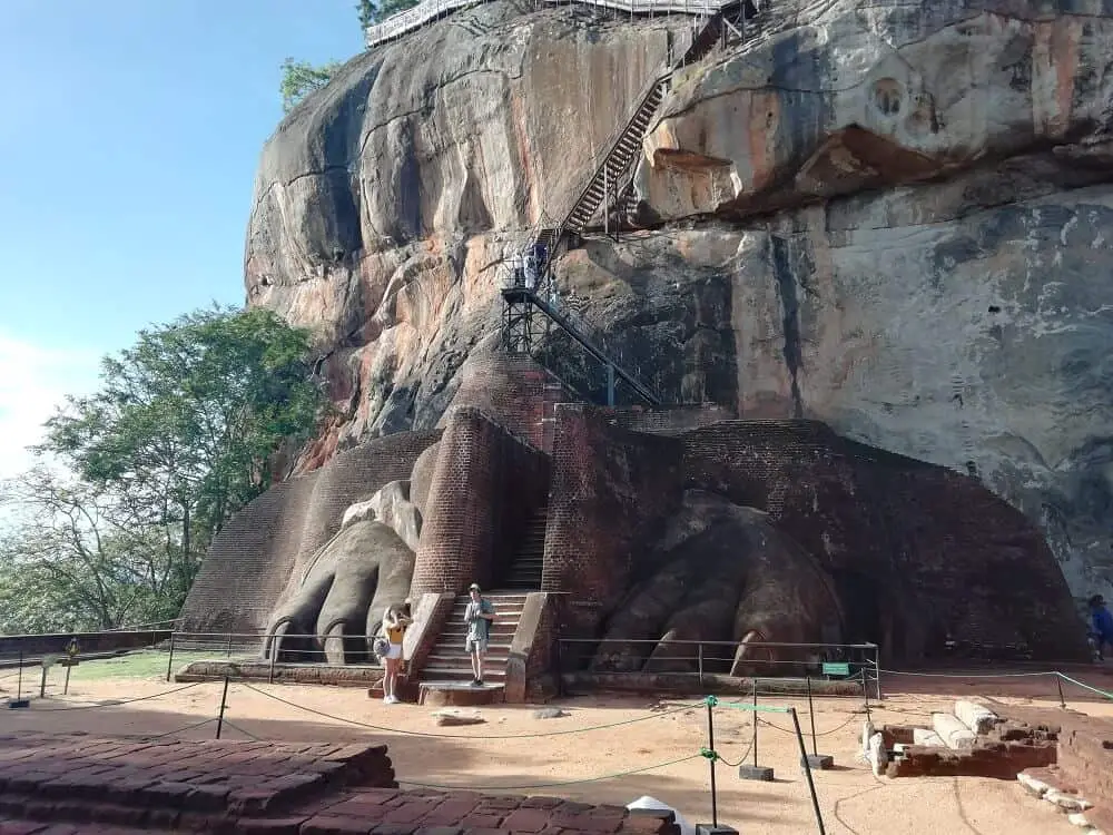 Lion's Rock in Sri Lanka