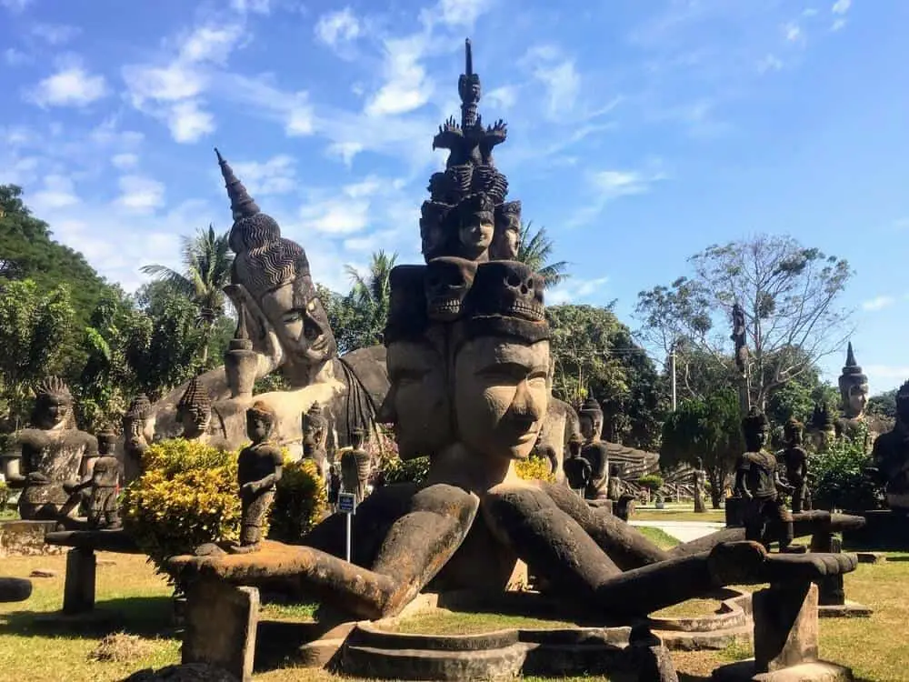 Buddha Park in Vientiane