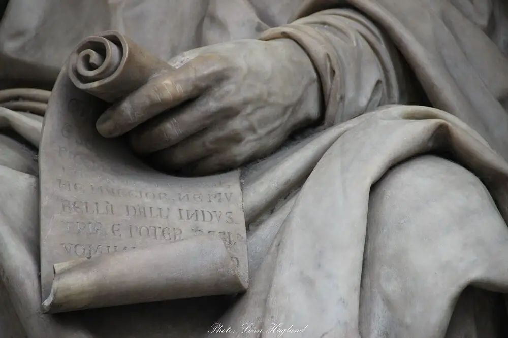 Detail on the cathedral in Florence