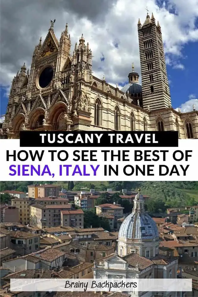Are you planning a day trip to Siena in Tuscany? This Siena itinerary has got you covered with all the best things to do in Siena. #tuscany #italy #travel