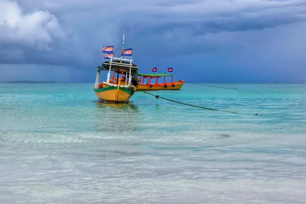 Island hopping in Cambodia