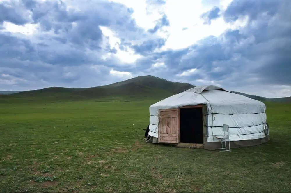 Nomad house in Mongolia