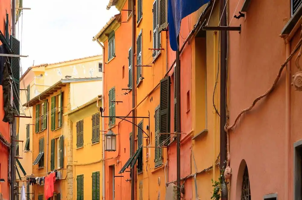 Porto Venere colored houses