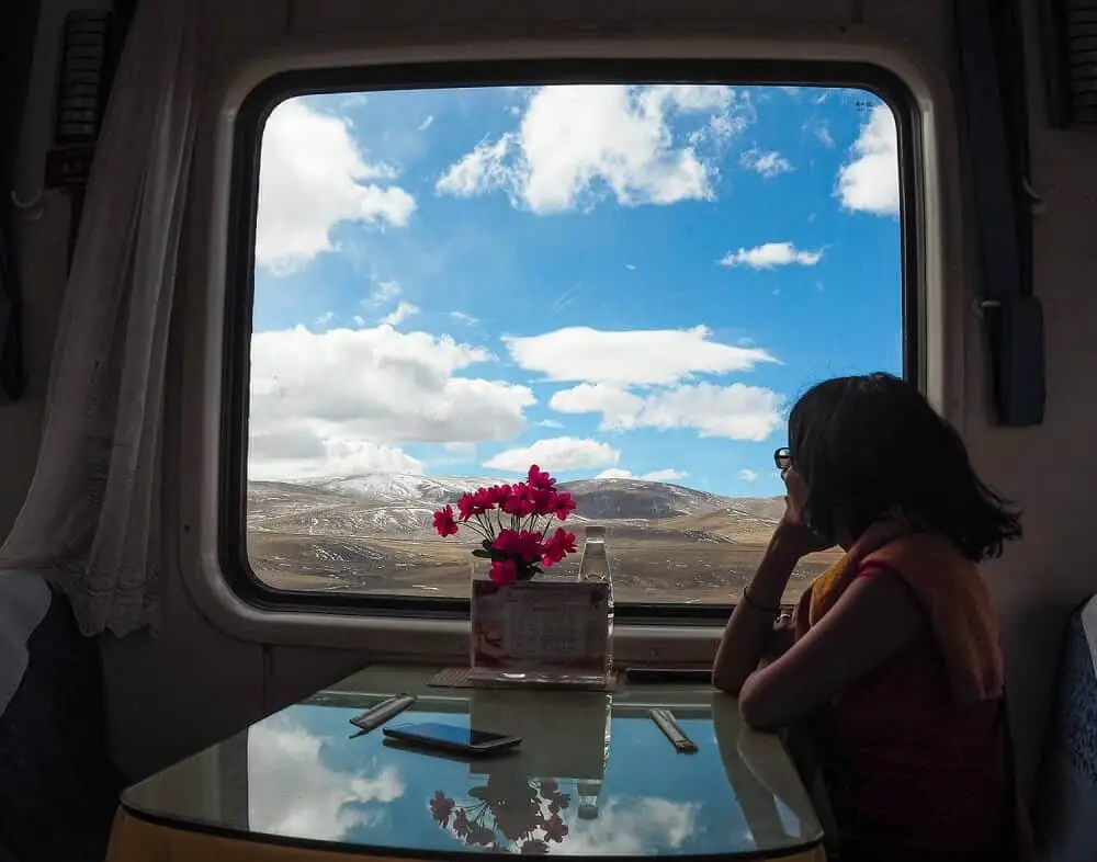 Qinghai Tibet railway journey view