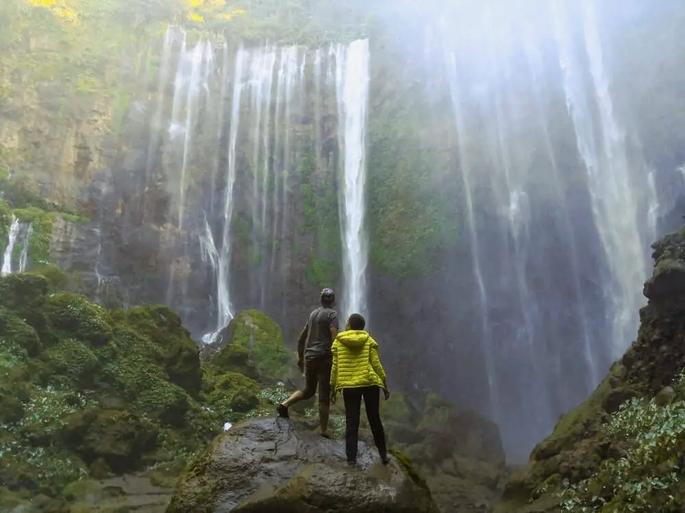 Tumpak Sewu Waterfall in Java Indonesia