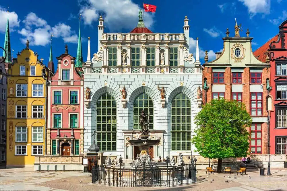 Artus Court and Neptunes fountain are some of the best places to visit in Gdansk