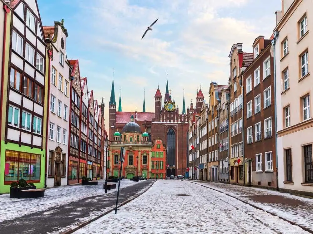 Gdansk in winter