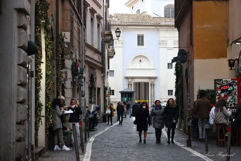 Rome winter holiday