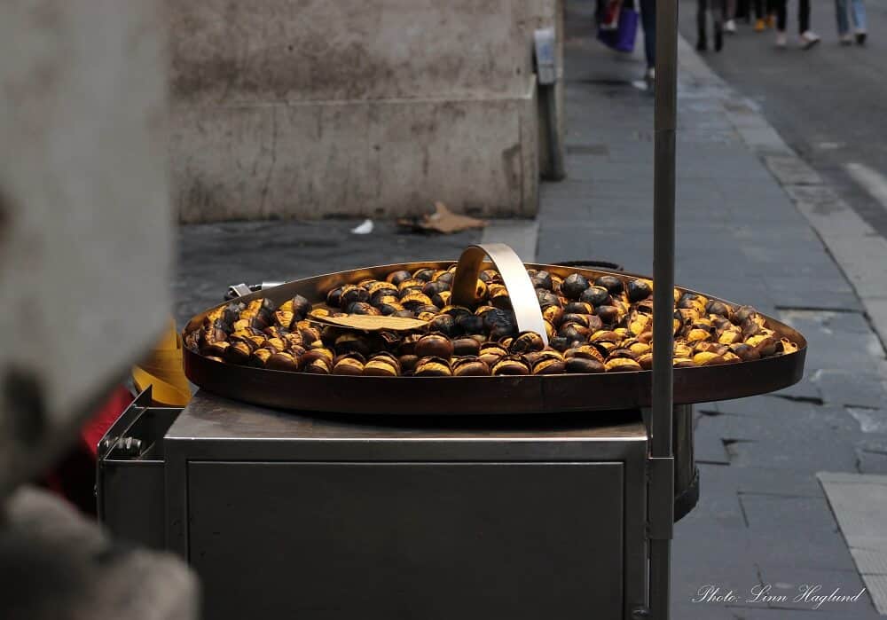 Winter Rome equals warm chestnuts