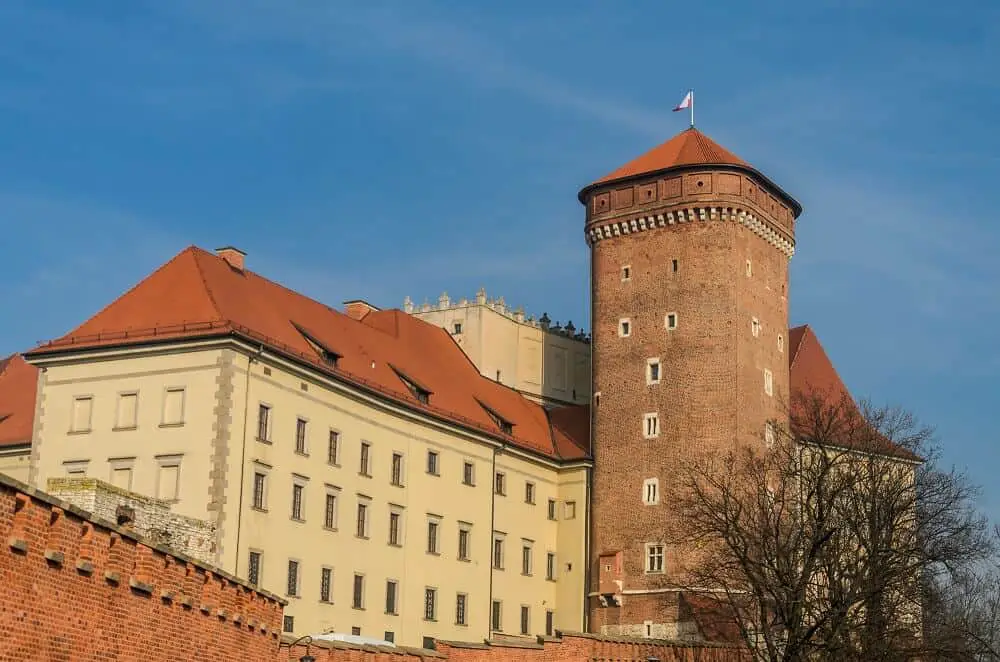 Wawel Castle Krakow winter