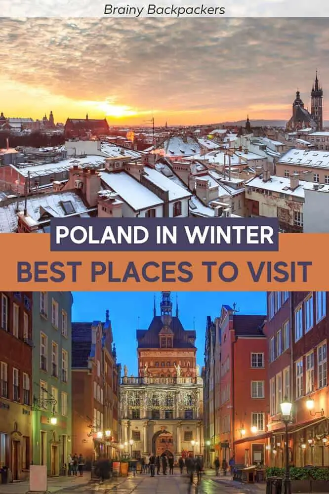 Wondering if it is worth visiting Poland in winter? There is so much to do in winter in Poland and I have covered all the best places to go in Poland during winter and what to do in Poland in winter including what to expect from winter in Poland. #travelpoland #winterwonderland #brainybackpackers