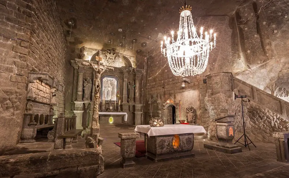 Wieliczka Salt Mine is one of the best things to do in Krakow winter