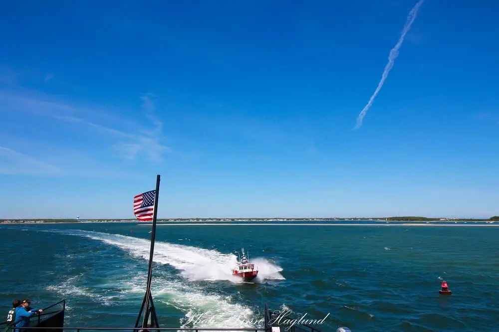 Ferry ride outside Cape Cod