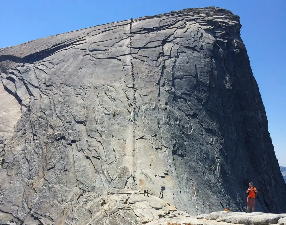 Hiking Half Dome peak