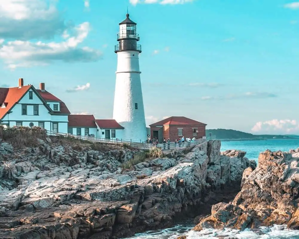 Portland Head Lighthouse is one of the best vacation spots in New England