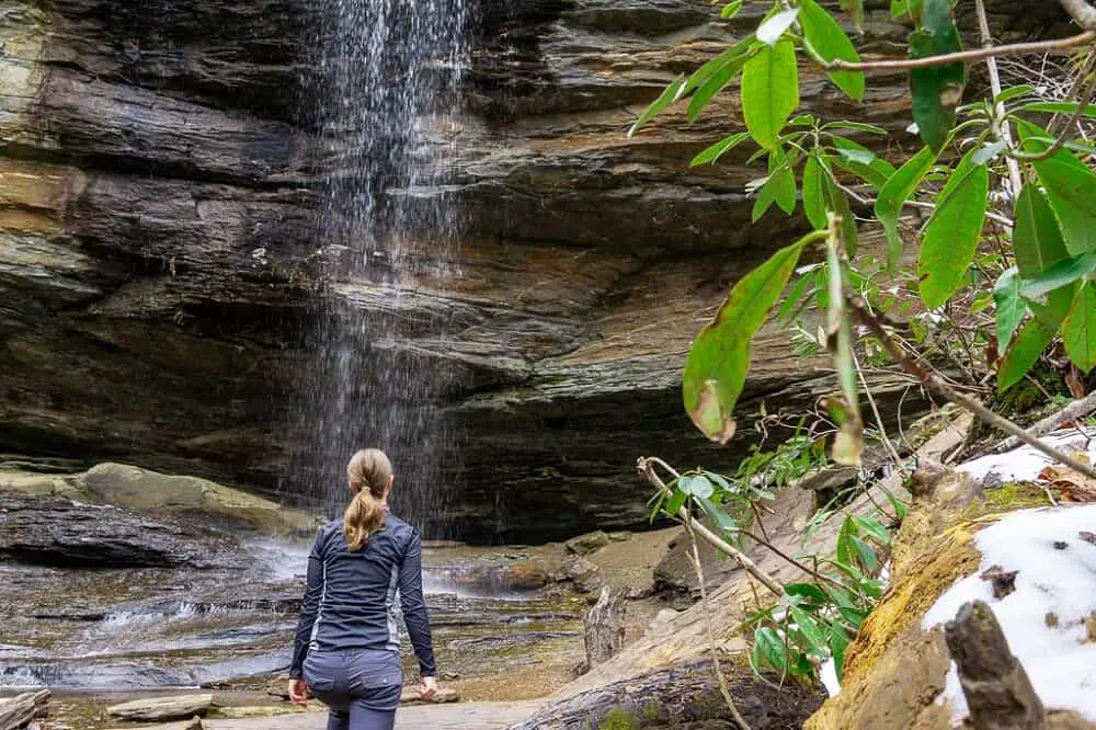 Moore Cove is one of the best waterfalls near Brevard NC