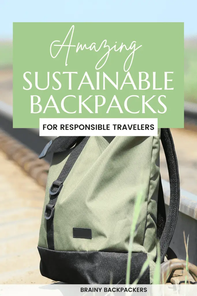 Looking for the perfect eco friendly backpack? I've got you covered! Here you'll find the best sustainable backpacks including a complete buying guide to get the perfect backpack for your needs and  how to know if the brand and backpack are really sustainable or not.