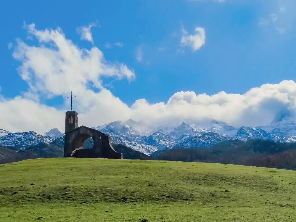 Chapel Good Shepherd Picos de Europa Spain road trips