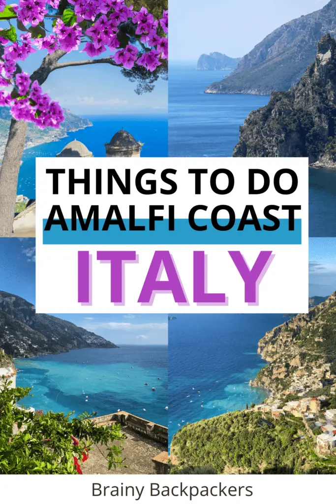 Planning a trip to the beautiful Amalfi Coast Italy? This post covers everything you need to know to have a successful vacation in the Amalfi Coast  including things to do in Amalfi Coast and how to explore Capri. #beautifulplaces #italy