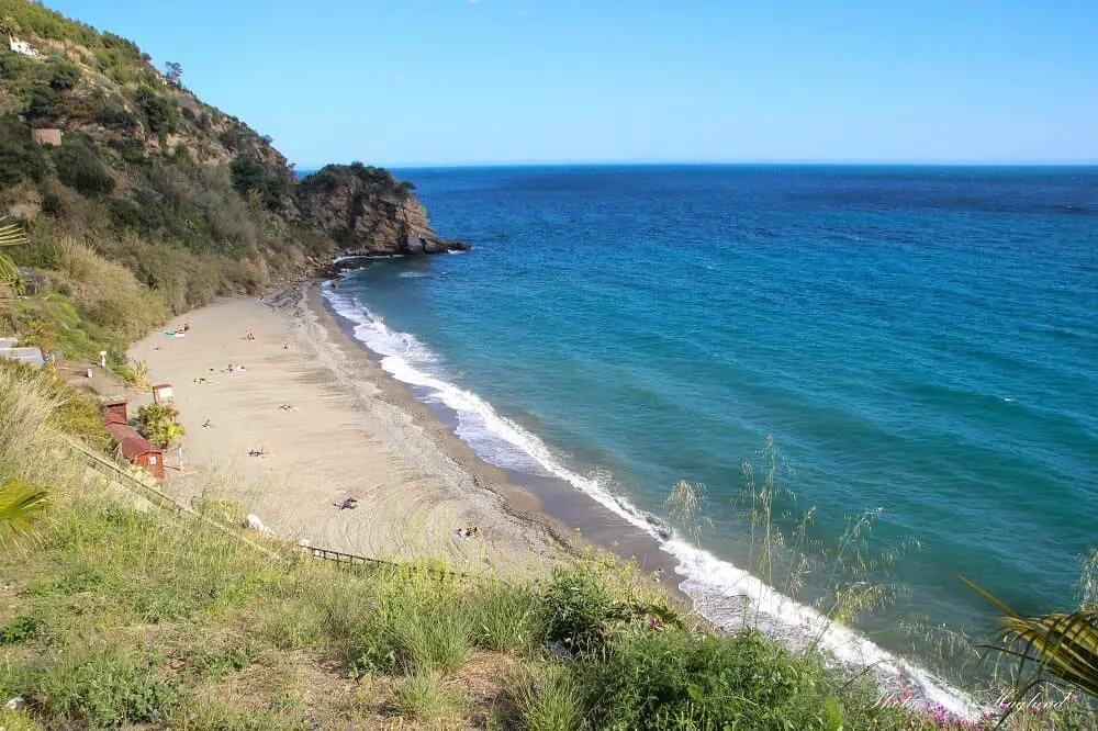 Maro beach is one of the best southern Spain beaches