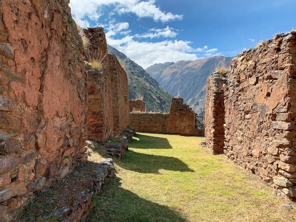 Peru treks Pumamarca Ruins