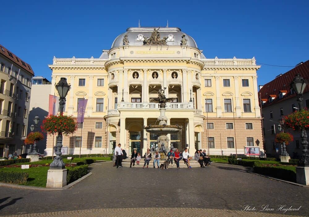 Slovak National Theater in Bratislava, Slovakia