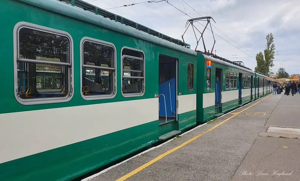 Train to Szentendre from Budapest