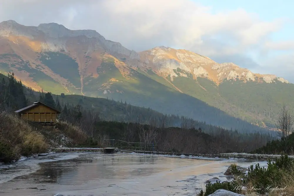 Icy lake Tatra National Park slovakia