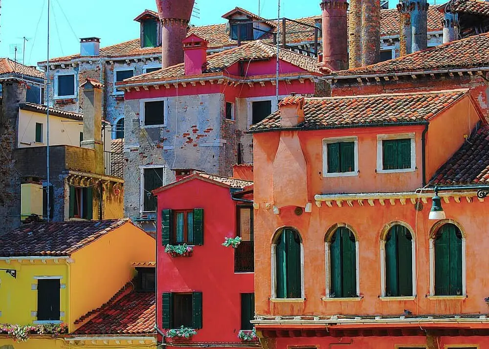 Italy colorful houses