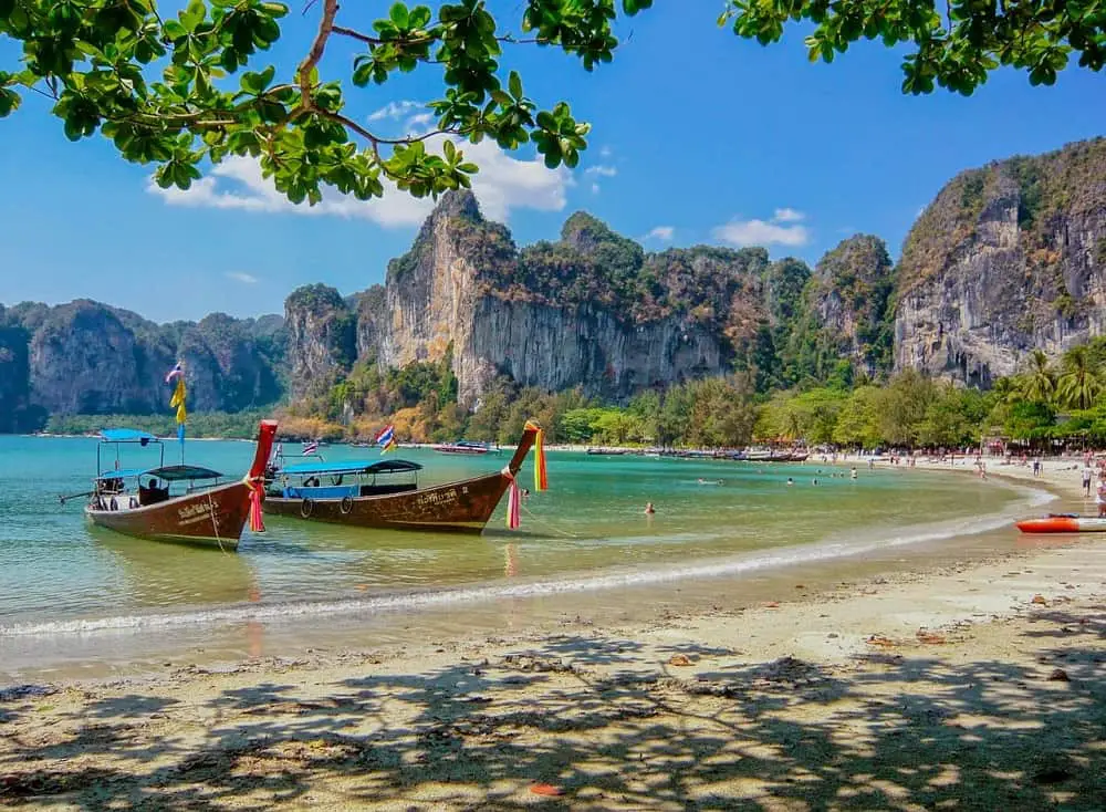 Longtail boats in Asia