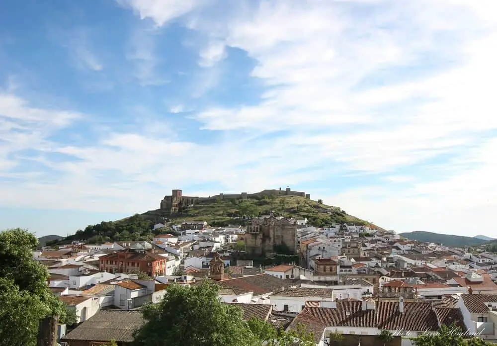 Spain town and castle