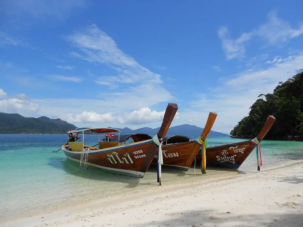 Thailand longtail boats