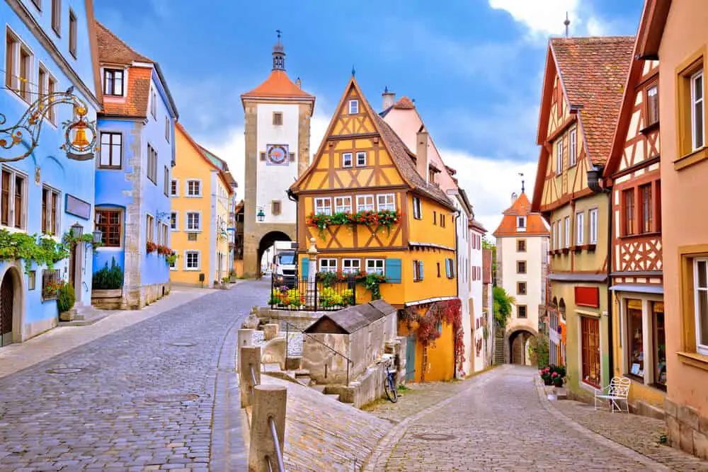 The Prettiest town in Germany is Rothenburg ob Tauber