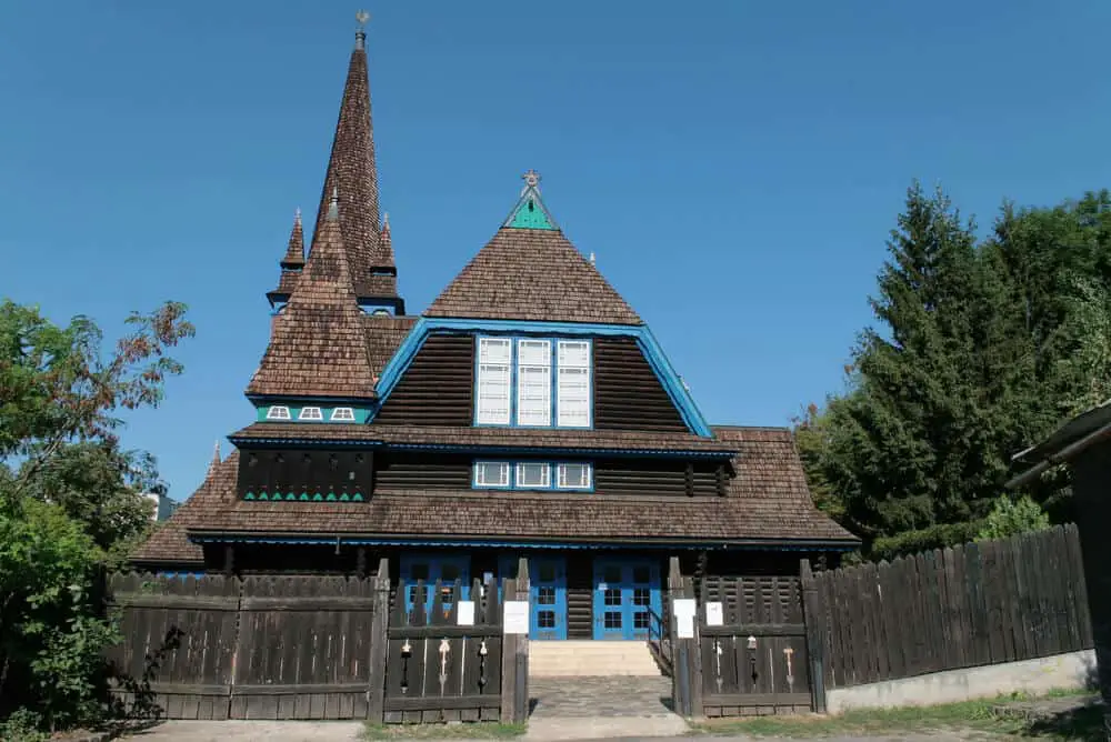 Old wooden church Milkolc Hungary