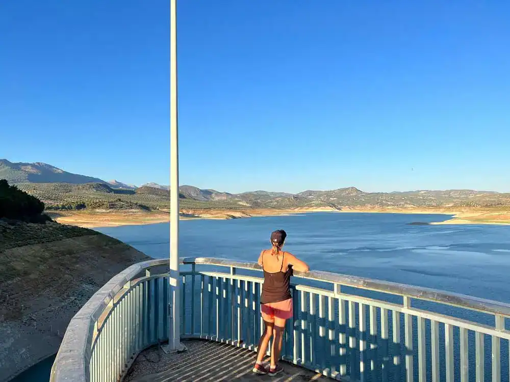 Iznajar Reservoir close to Rute town
