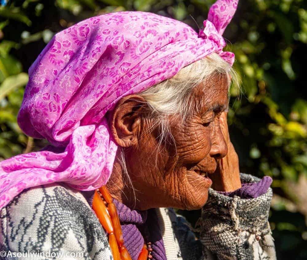 Naga Woman Khonoma village India - sustainable travel destinations