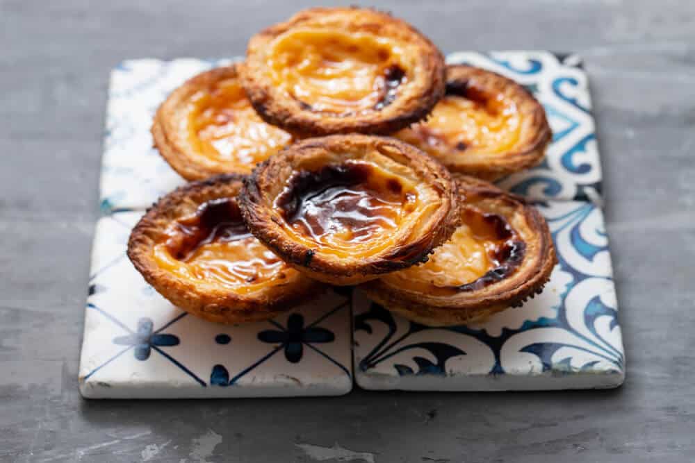 Pastel de Nata in Lisbon during winter