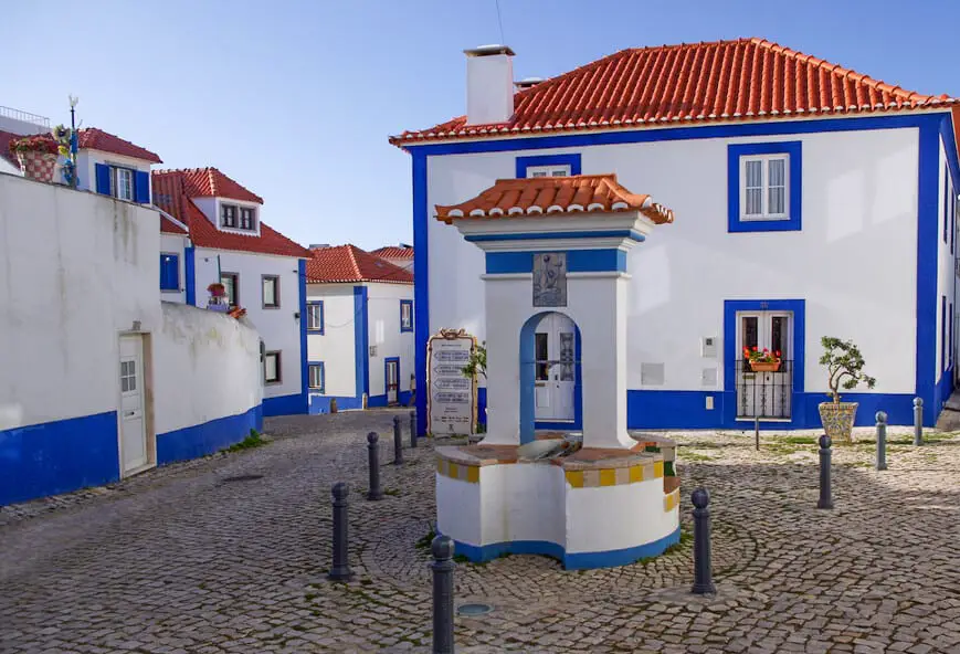 Beach town in Portugal