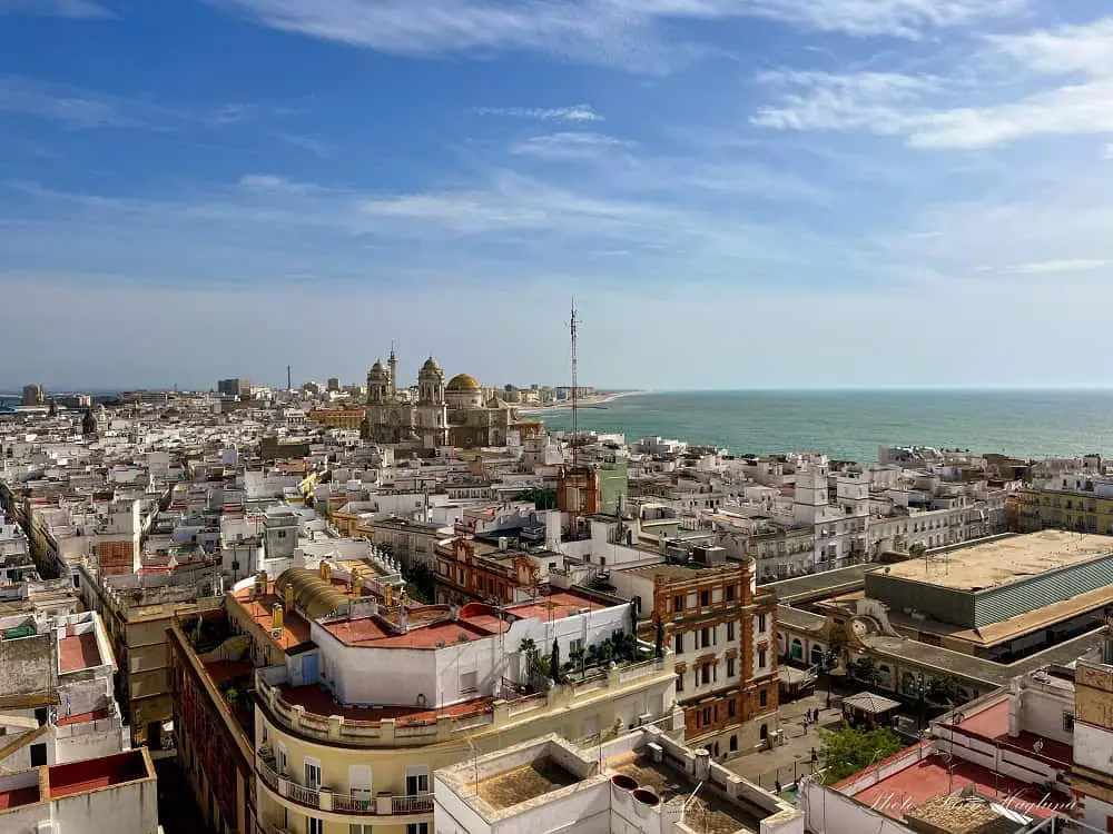 Views of Cadiz, one of the most beautiful cities near Seville.