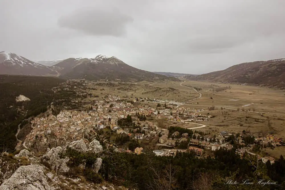 Views from Pizzo di Ovindoli Italy