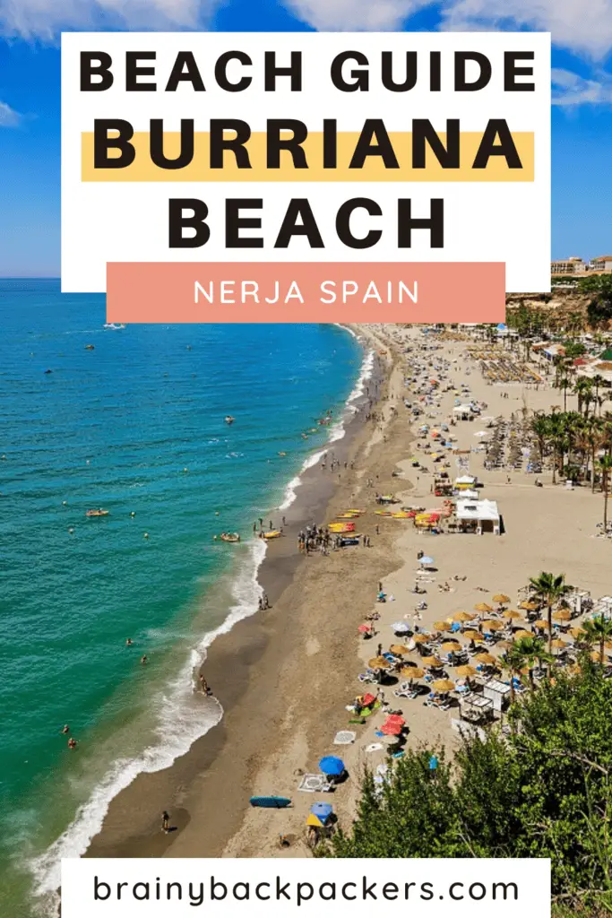 Burriana Beach Nerja Spain.