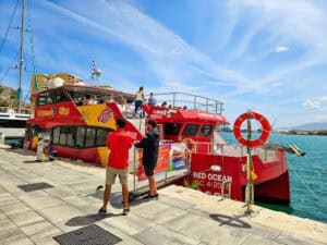 Malaga sightseeing boat.
