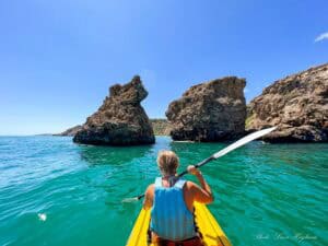 Me kayaking in Nerja, Spain.