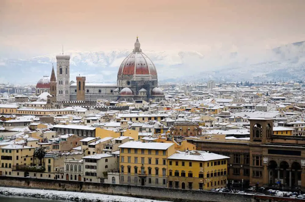 Florence in winter