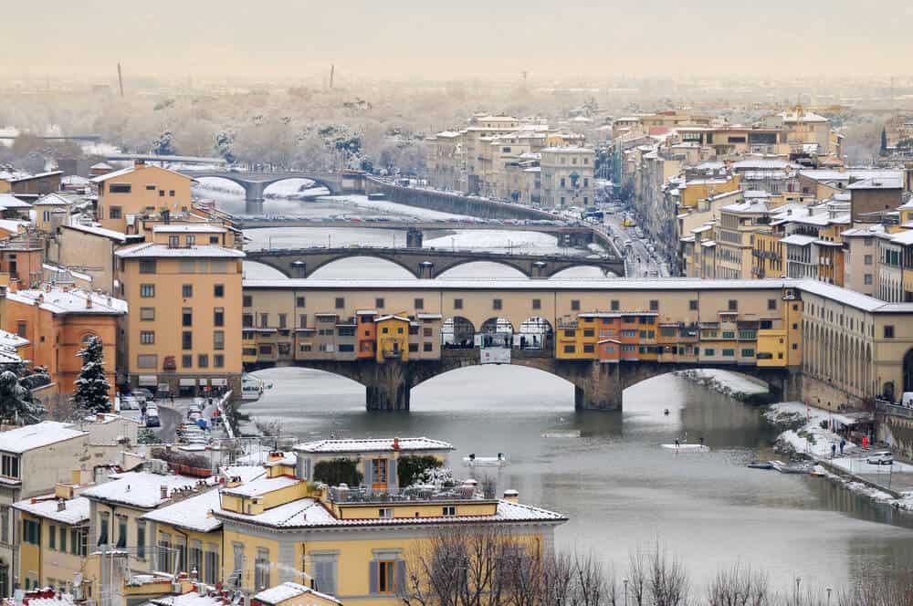 winter in Florence Italy
