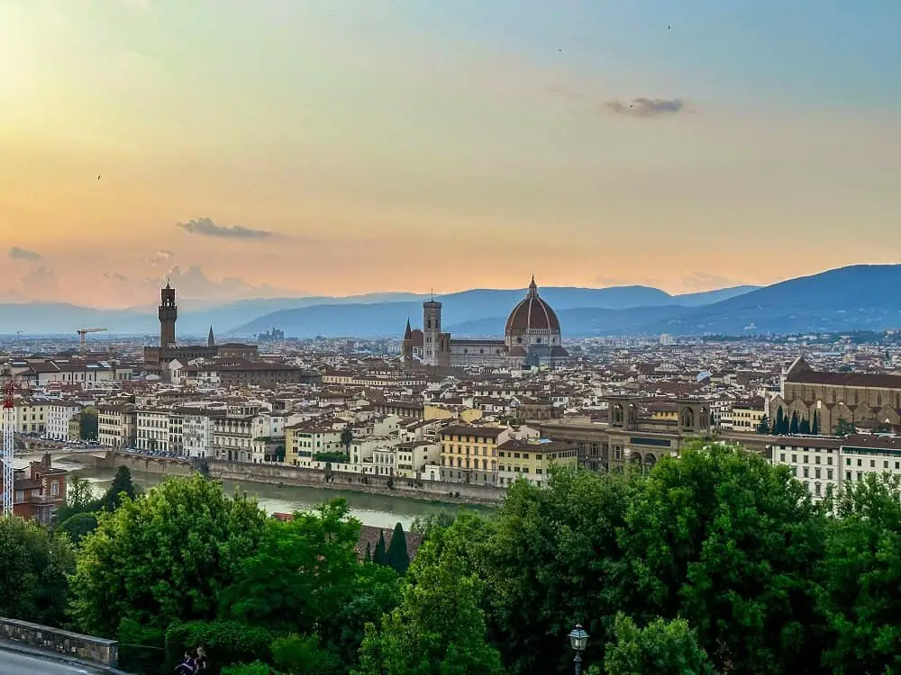 Florence itinerary 3 days - piazzale michelangelo