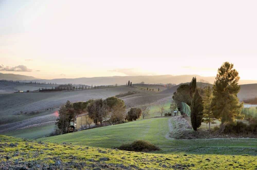 Tuscany Italy winter