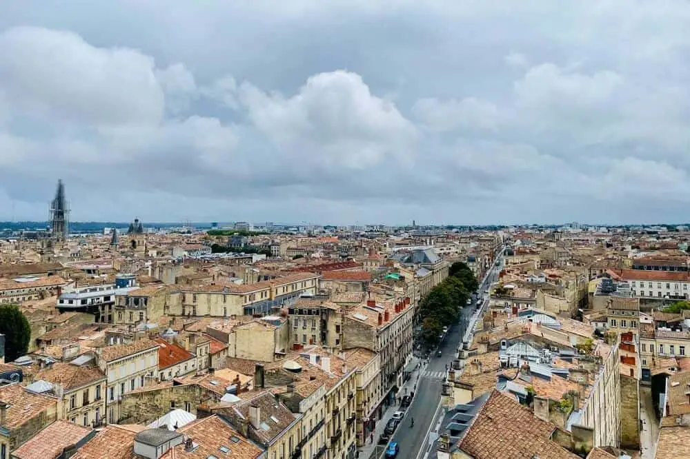 Bordeaux winter France